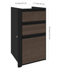 Modubox Connexion Add On Desk Pedestal with 3 Drawers, image 7