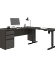 Modubox Prestige+ 2 Piece Set Including a Standing Desk and a Desk, image 3