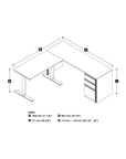 Modubox Prestige+ 2 Piece Set Including a Standing Desk and a Desk, image 10