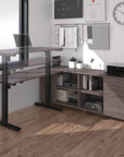 Modubox Pro Linea 2 Piece Set Including a Standing Desk and a Credenza, image 6