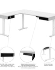 Modubox Pro Vega L Shaped Standing Desk, image 3