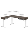 Modubox Pro Vega L Shaped Standing Desk, image 11