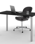 Modubox Universel 24“ x 48“ Table Desk with Square Metal Legs, image 19