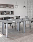 Modubox Universel 4 Piece Set Including 4 24″ × 48″ Table Desks with Square Metal Legs, image 29