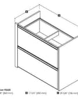 Modubox Connexion Add On Lateral File Cabinet, image 6