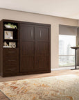 Modubox Pur Full Murphy Wall Bed and 1 Storage Unit with Drawers (84”), image 16
