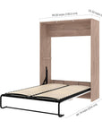 Modubox Cielo 59W Full Murphy Wall Bed, image 8