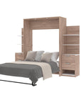 Modubox Cielo Full Murphy Wall Bed with Storage (98W), image 5