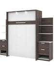 Modubox Cielo Full Murphy Wall Bed with Storage (98W), image 14