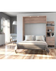 Modubox Cielo Full Murphy Wall Bed with Storage Cabinet (79W), image 1
