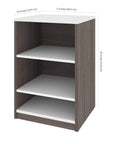 Modubox Cielo Full Murphy Wall Bed with Storage Cabinet (79W), image 15