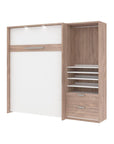 Modubox Cielo Full Murphy Wall Bed with Storage Cabinet (89W), image 3