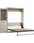 Modubox Pur Queen Murphy Wall Bed and Storage Unit with Drawers (90W), image 60