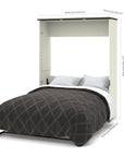 Modubox Lumina Queen Murphy Bed with Desk, image 4