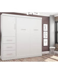 Modubox Nebula Full Murphy Wall Bed and Storage Unit with Drawers (84W), image 2