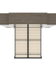 Modubox Orion 104"W Queen Murphy Wall Bed with 2 Narrow Shelving Units, image 12