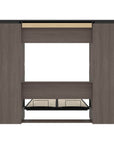 Modubox Orion 98"W Full Murphy Wall Bed with Narrow Storage Solutions, image 26