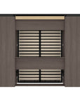 Modubox Orion 98"W Full Murphy Wall Bed with Narrow Storage Solutions, image 19