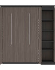 Modubox Orion Full Murphy Wall Bed with Narrow Shelving Unit, image 16