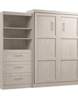 Modubox Pur 101" Queen Size Murphy Wall Bed with Storage Unit, image 50