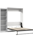 Modubox Pur 90" Queen Size Murphy Wall Bed with Storage Unit, image 5