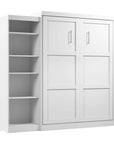 Modubox Pur 90" Queen Size Murphy Wall Bed with Storage Unit, image 7