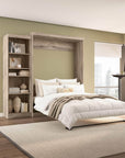 Modubox Pur 90" Queen Size Murphy Wall Bed with Storage Unit, image 19