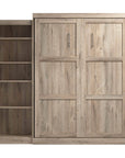 Modubox Pur 90" Queen Size Murphy Wall Bed with Storage Unit, image 21