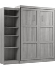 Modubox Pur 90" Queen Size Murphy Wall Bed with Storage Unit, image 35