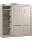 Modubox Pur 90" Queen Size Murphy Wall Bed with Storage Unit, image 50