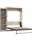 Modubox Pur 90" Queen Size Murphy Wall Bed with Storage Unit, image 51