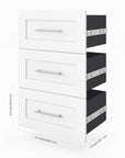 Modubox Pur Full Murphy Wall Bed and 1 Storage Unit with Drawers (84”), image 6