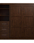 Modubox Pur Full Murphy Wall Bed and 1 Storage Unit with Drawers (84”), image 18