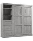 Modubox Pur Full Murphy Wall Bed and 1 Storage Unit with Drawers (84”), image 46