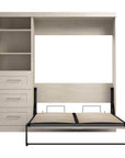 Modubox Pur Full Murphy Wall Bed and 1 Storage Unit with Drawers (84”), image 61