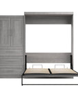 Modubox Pur Queen Murphy Wall Bed and 1 Storage Unit with Drawers (101”), image 24