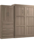 Modubox Pur Queen Murphy Wall Bed and 1 Storage Unit with Drawers (101”), image 46