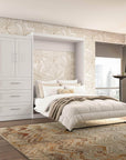 Modubox Pur Queen Murphy Wall Bed and 1 Storage Unit with Drawers (101”), image 2