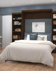 Modubox Pur Queen Murphy Wall Bed and 2 Storage Units (115W), image 5