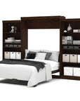 Modubox Pur Queen Murphy Wall Bed and 2 Storage Units (136”), image 3
