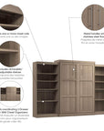 Modubox Pur Queen Murphy Wall Bed and 2 Storage Units (136”), image 65