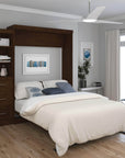 Modubox Pur Queen Murphy Wall Bed and Storage Unit with Drawers (90W), image 8