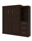 Modubox Pur Queen Murphy Wall Bed and Storage Unit with Drawers (90W), image 9