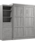 Modubox Pur Queen Murphy Wall Bed and Storage Unit with Drawers (90W), image 44
