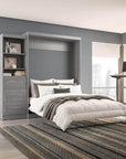 Modubox Pur Queen Murphy Wall Bed and Storage Unit with Drawers (90W), image 42