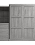 Modubox Pur Queen Murphy Wall Bed and Storage Unit with Drawers (90W), image 45