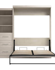 Modubox Pur Queen Murphy Wall Bed and Storage Unit with Drawers (90W), image 62
