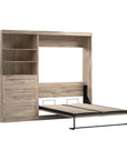 Modubox Pur Full Murphy Wall Bed and Storage Unit with Drawers (95W), image 28