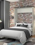 Modubox Lumina Full Murphy Wall Bed with Desk, image 1