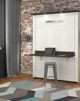 Modubox Lumina Full Murphy Wall Bed with Desk, image 2